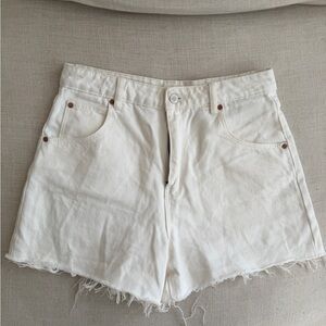 ROLLA'S Cream Jean Shorts